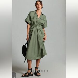 Maeve  Utility Shirt Dress